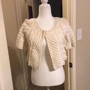 Ecote - Cropped Sweater Cardigan - Size Medium